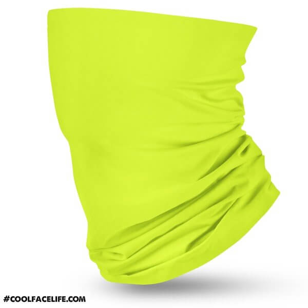 Blank Lime Green Bandana - Soca Flag Face Mask Bandanas - Cool Face Life